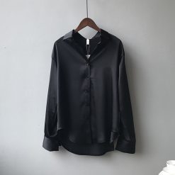 Button Up Elegant Silk Shirt - Image 7
