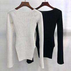 Women's Square Collar Shirt - Image 4