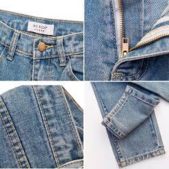Women's Vintage High Waist Jeans - Image 6