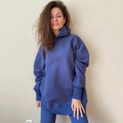Cotton Fleece Oversized Hoodie and Pants - Image 4