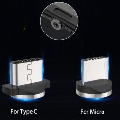 Magnetic USB Fast Charging Micro / Type C Cable - Image 5