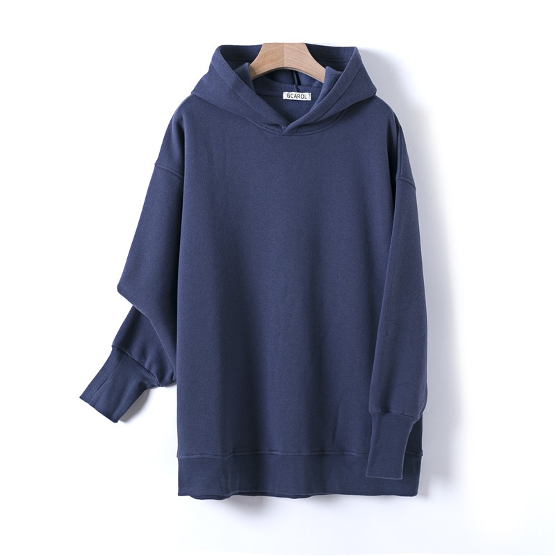 Hooded Navy Blue
