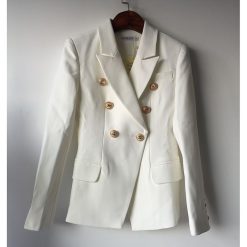 Women's Classic Double Breasted Blazer - Image 4