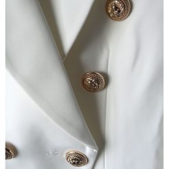 Women's Classic Double Breasted Blazer - Image 6