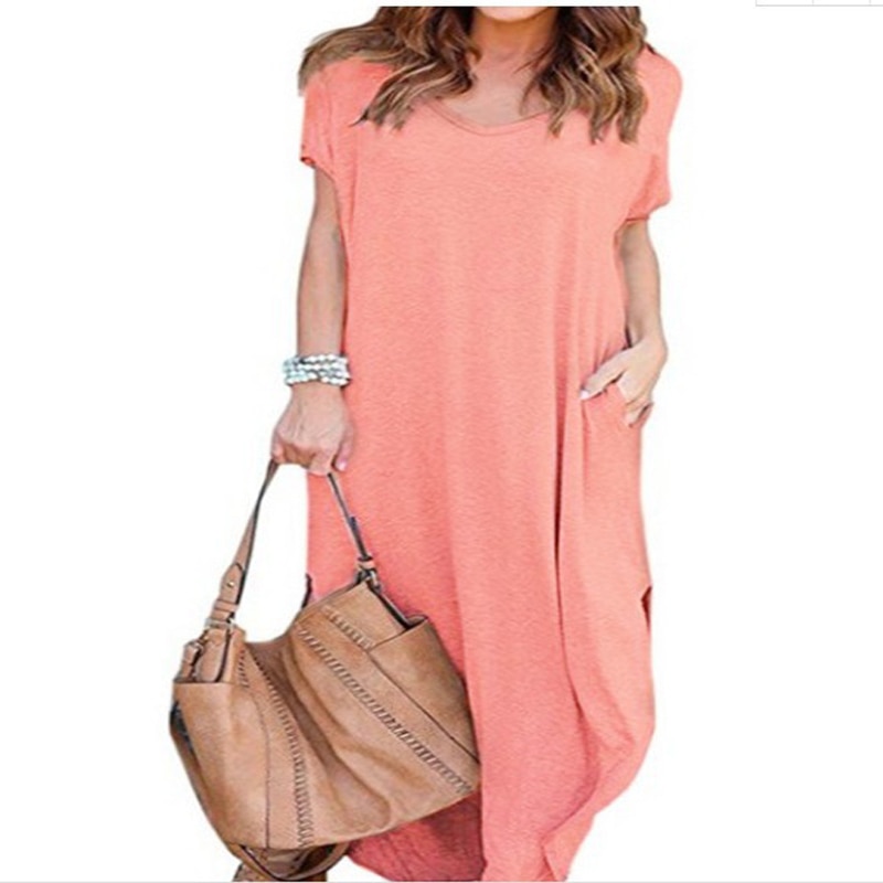 Women's Short Sleeved Maxi Dress - Image 7