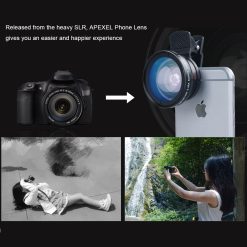 Professional 0.45X Wide Angle 12.5X Macro HD Camera Phone Lenses - Image 5